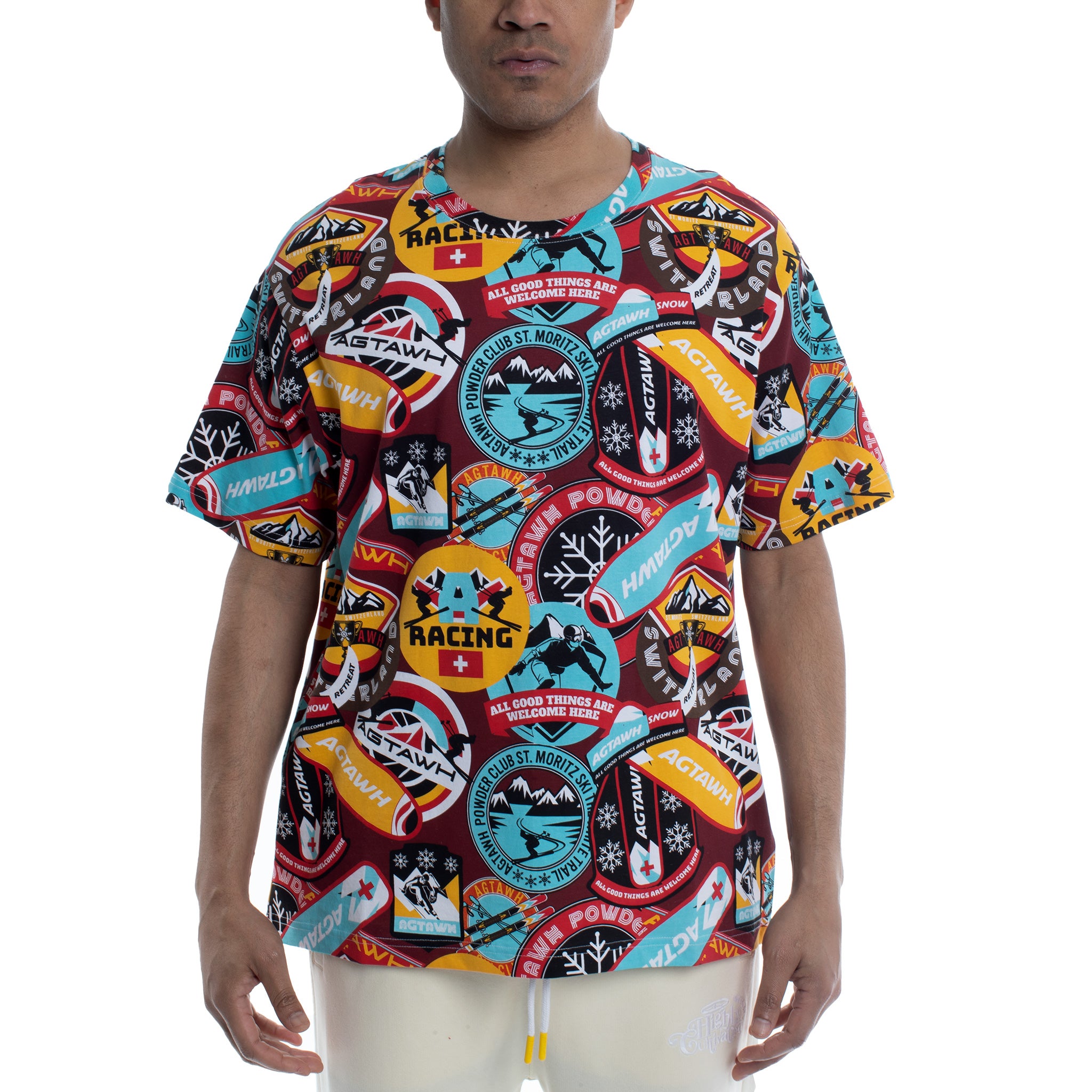 Summit T-Shirt | Ski Print – AGTAWH