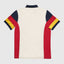 Color Block Pique Polo | Cloud Cream